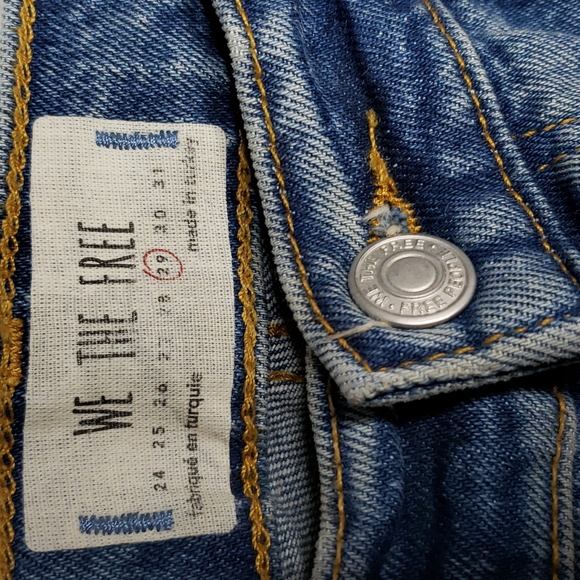 We The Free High Rise Button Fly Jeans Size 29 - Picture 4 of 11
